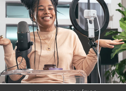 EAN 5099206087682 - Logitech 960-001297 cámara web 1920 x 1080 Pixeles USB 3.2 Gen 1 (3.1 Gen 1) Blanco imagen 9