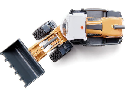 Cargadora De Ruedas Siku Super Liebherr L 566, Modelo De Vehículo Amarillo/Gris 4006874035618