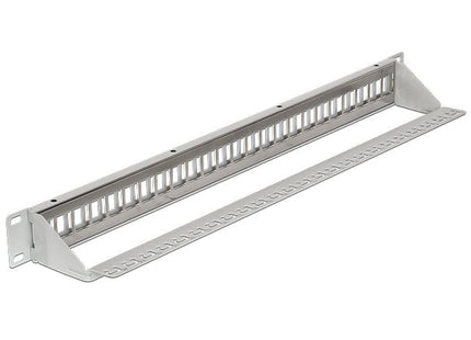 Delock Keystone 19" Patchpanel 24 Port Gris