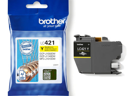 Brother Tinta Amarillo Mfc-J1010dw / Dcp-J1050dw
