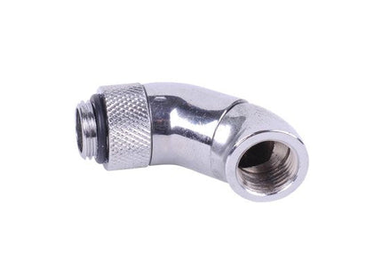 Alphacool 17059 Accesorio Para Manguera Conector De Manguera Latón Níquel, Plata 1 Pieza(S), Conexión Cromado, Conector De Manguera, 1/4", Macho/Hembra, Latón, Níquel, Plata