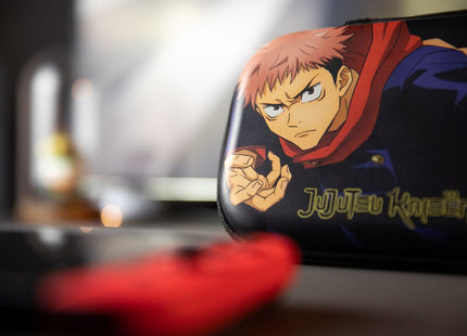 Funda Konix Switch Jujutsu Kaisen Compatible Con Switch Y Version Lite Red Para Amacenaje Color Negra