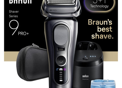 Afeitadora Braun Series 9 Pro+ 9667cc  Máquina De Afeitar De Láminas Recortadora Plata