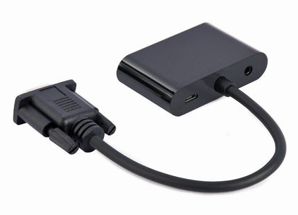 EAN 8716309124423 - Gembird A-VGA-HDMI-02 adaptador de cable de vídeo 0,15 m HDMI + VGA (D-Sub) VGA (D-Sub) Negro imagen 3
