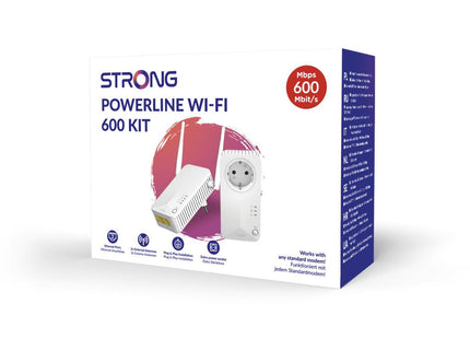 EAN 9120072375248 - Strong Powerline Wi-Fi 600 Kit 600 Mbit/s Ethernet Wifi Blanco imagen 5
