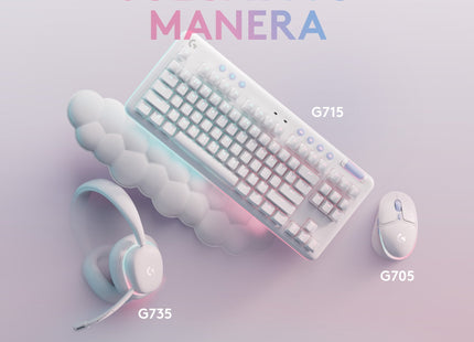 EAN 5099206100886 - Logitech G 920-010685 teclado Juego RF Wireless + Bluetooth QWERTY Español Blanco imagen 11