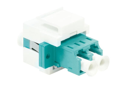 Logilink 2xlc Lc Lc Turquesa, Color Blanco - Adaptador Para Cable (Lc, Lc, Hembra/Hembra