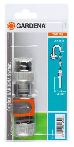 Gardena 18285-20 Accesorio Para Manguera Conector De Manguera Gris, Naranja 1 Pieza(S)
