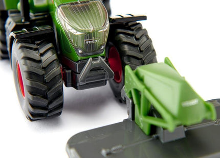 Siku Farmer Fendt 942 Vario Con Cortacésped Frontal, Modelo De Vehículo (Verde)