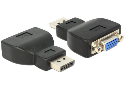 Delock Adapter Displayport 1.1>Vga Black