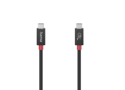Cable Hama  00200779 / Usb-C 1m Negro