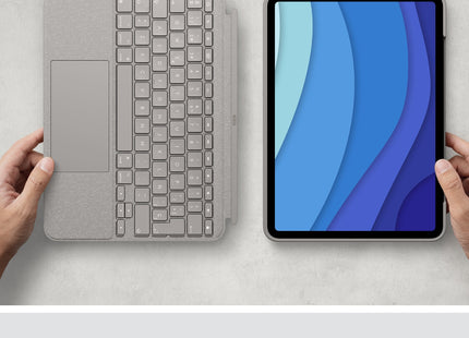 Logitech Combo Touch Funda Con Teclado (Esp) Para Ipad Pro 11 Pulgadas (1a, 2a, 3a Gen - 2018, 2020, 2021), Teclado Retroiluminado Extraíble, Trackpad