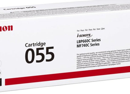 EAN 4549292124699 - Canon 055 cartucho de tóner 1 pieza(s) Original Negro imagen 1