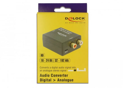 EAN 4043619634774 - DeLOCK 63477 convertidor de audio Negro imagen 4