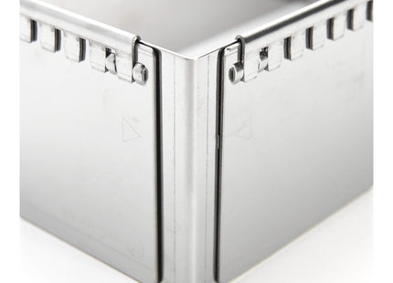 De Buyer Patisserie Frame Acero Ajustable Cuadrado 21-40 Cm