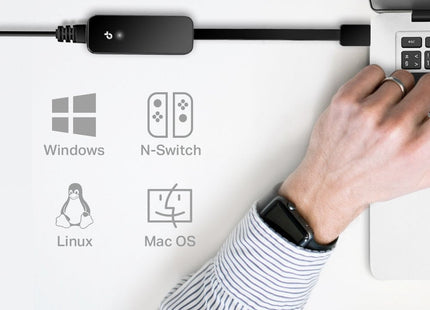 EAN 4897098687376 - TP-Link UE306 base para portátil y replicador de puertos Negro imagen 8