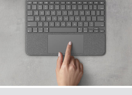 Suizo Logitech Combo Touch Gris Smart Connector Qwertz Ipad