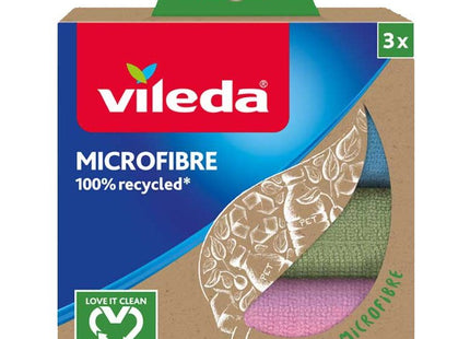 EAN 4023103228634 - Vileda 4023103228634 trapo para limpiar Microfibra Multicolor 3 pieza(s) imagen 1