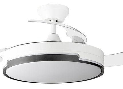 Orbegozo Cp 134105 Ventilador De Techo Elegance Eficiente Y Silencioso - Aspas Retractiles - Motor Dc - Luz Led - Mando