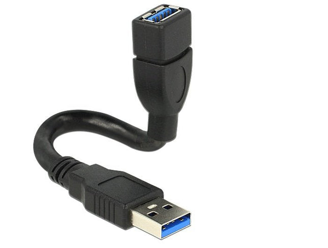 EAN 4043619837137 - DeLOCK 0.15m 2xUSB3.0-A cable USB USB 3.2 Gen 1 (3.1 Gen 1) 0,15 m USB A Negro imagen 1