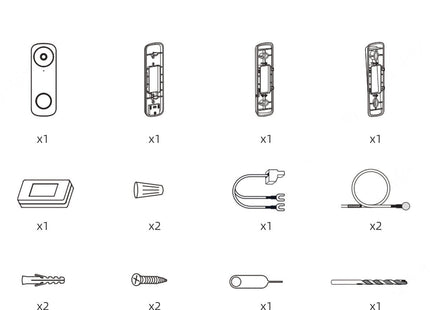 Videoportero Imou Db61i 5 Mp 2560 X 1920 Px Ip65 Wifi Visión Nocturna Pared Blanco