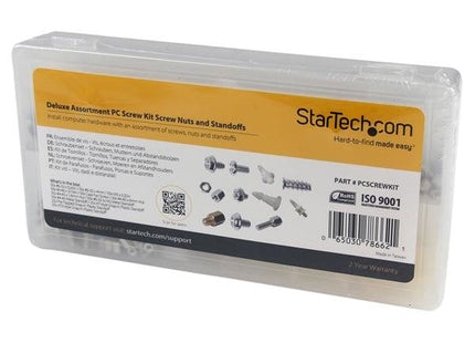 Startech Kit De Tornillos Para Pc Deluxe (Tornillos, Tuercas Y Separadores)