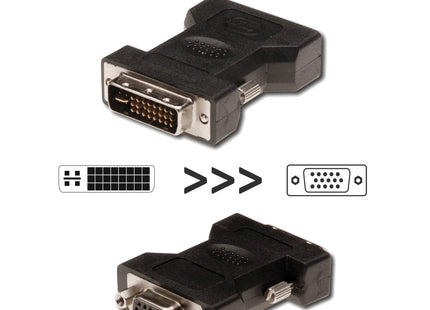 Ewent Adaptador Dvi-I 24+5 Macho A Vga-F