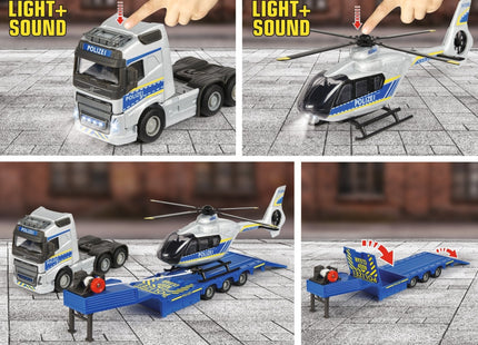 EAN 3467452068267 - Majorette Volvo Truck + Airbus Police Helicopter imagen 5