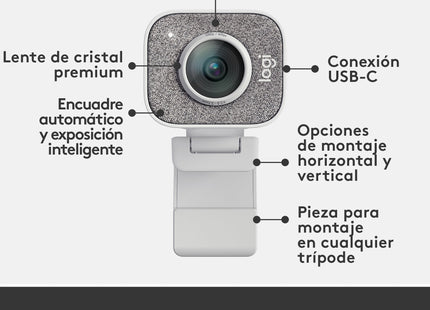 EAN 5099206087682 - Logitech 960-001297 cámara web 1920 x 1080 Pixeles USB 3.2 Gen 1 (3.1 Gen 1) Blanco imagen 12