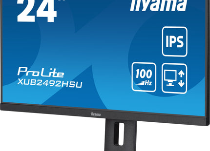 EAN 4948570122578 - iiyama XUB2492HSU-B6 pantalla para PC 60,5 cm (23.8") 1920 x 1080 Pixeles Full HD LED Negro imagen 4