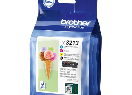 Tinta Original Brother Lc-3213val Multipack Cian Magenta Amarillo Negro