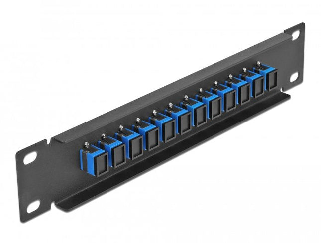 Delock 10" Lwl Patchpanel 12 Port Sc Simplex Negro