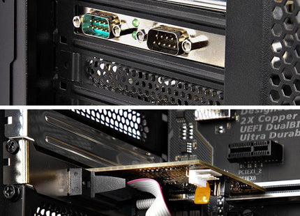 Startech 21050-Pc-Serial-Lp Tarjeta Pci-E 2 Puertos Serie 5v/12v