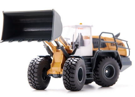 Cargadora De Ruedas Siku Super Liebherr L 566, Modelo De Vehículo Amarillo/Gris 4006874035618