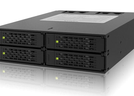 Icy Dock Mb994sp-4sb-1 Panel Bahía Disco Duro 13,3 Cm (5.25") Panel De Instalación Negro