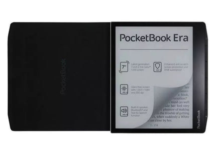 Funda Para Libro Pocketbook Hn-Qi-Pu-700-Bk-Ww  Electrónico 17,8 Cm (7") Negro