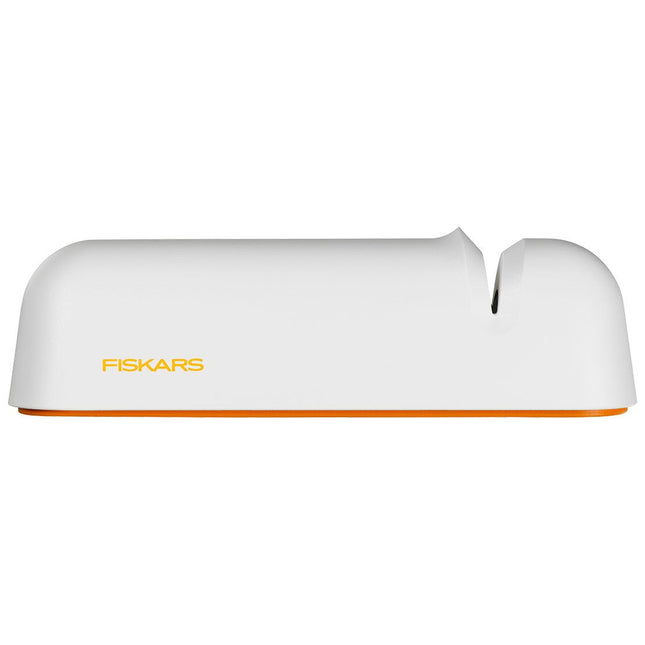 Fiskars 1014214 Afilador De Cuchillo Naranja, Blanco