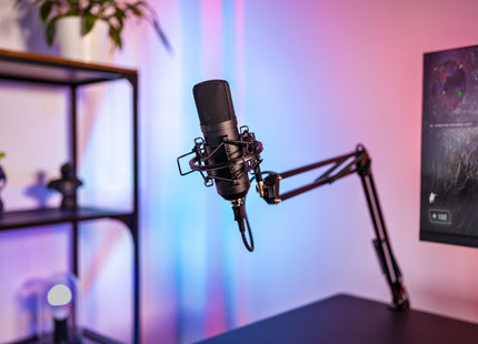 Brazo Ajustable Trust Gxt 253 Emita Arm Para Microfonos Con Adaptador 5/8  Cable 290cm Usb  22563