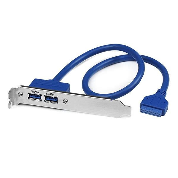 Startech Cabezal Bracket 2 Puertos Usb 3.0 Supers