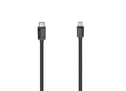 Cable Hama 00200644 / Usb-C To Micro-B 0.75m Negro