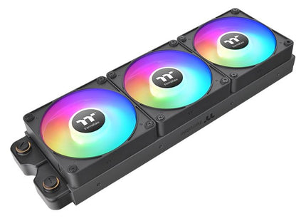 Ventilador  Pc Thermaltake Ct120 Ex Reverse Argb Sync Pc Cooling Fan, Negro, Paquete De 3 Cl-F192-Pl12sw-A