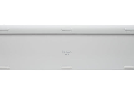 Teclado Español Logitech Mx Keys S Rf Wireless + Bluetooth Qwerty Aluminio, Blanco