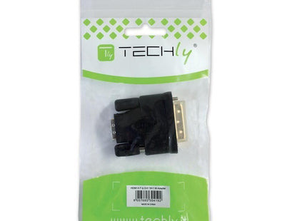 Techly Dvi-D - Hdmi M/F Negro