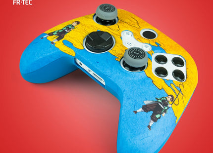 Fr-Tec Demon Slayer Kimetsu No Yaiba Tanjiro Kamado Pack Para Mando Xbox De Carcasa Rigida + Grips