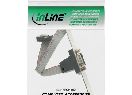 Inline Slot Bracket Db9 Macho A 10 Pines Interno Macho Directo 0,25 M