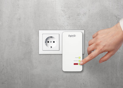 Adaptador Plc Fritz! Powerline 1260e  Wifi Ac 866mbps / Lan Gigabit / Plc Hasta 1200mbps 20002824