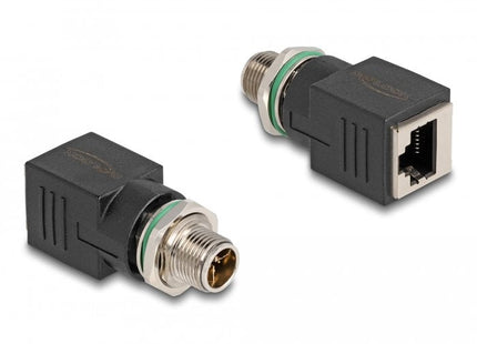 Delock M12 Adaptador X-Kodiert 8 Pin Macho A Rj45