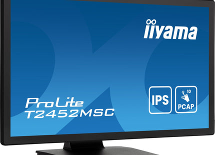 Monitor  Iiyama Prolite T2452msc-B1ag (23.8") 1920 X 1080 Pixeles Full Hd Led Pantalla Táctil Negro