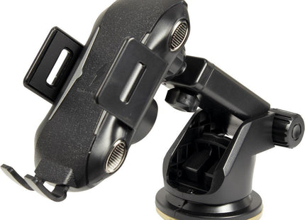 Inter-Tech Mth-100-10w Qi Cargador Inalámbrico Rápido Para Coche, Negro