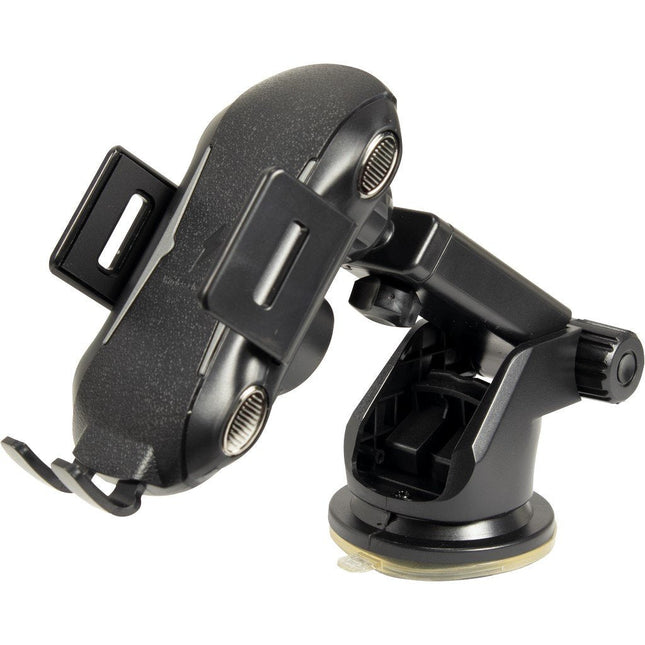 Inter-Tech Mth-100-10w Qi Cargador Inalámbrico Rápido Para Coche, Negro